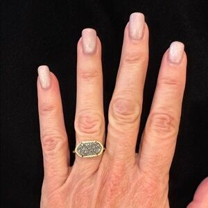 Kendra Scott Elegant Gold and Silver Women's Ring